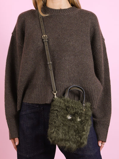 N/S Eyes Mini Crossbody Tote