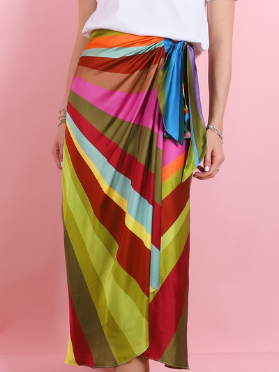 Rainbow Wrap Skirt