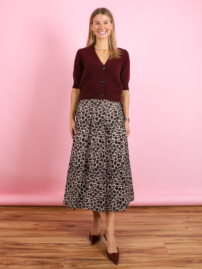 Leopard Print Skirt