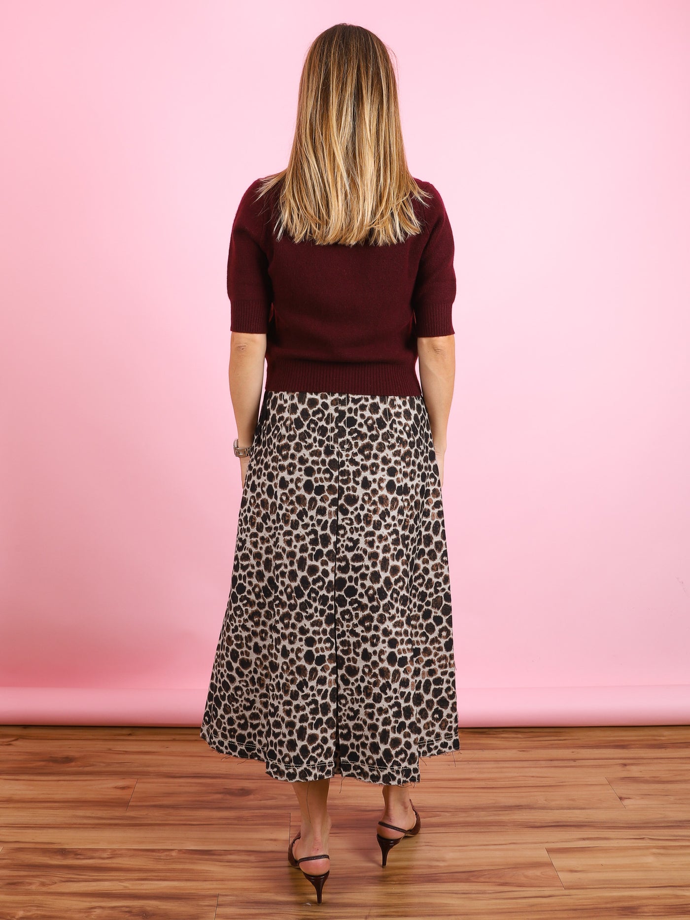 Leopard Print Skirt