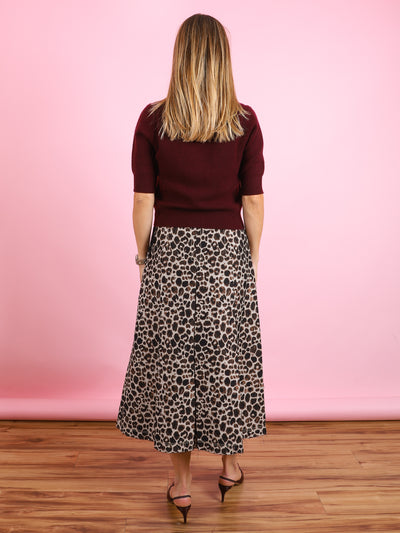 Leopard Print Skirt