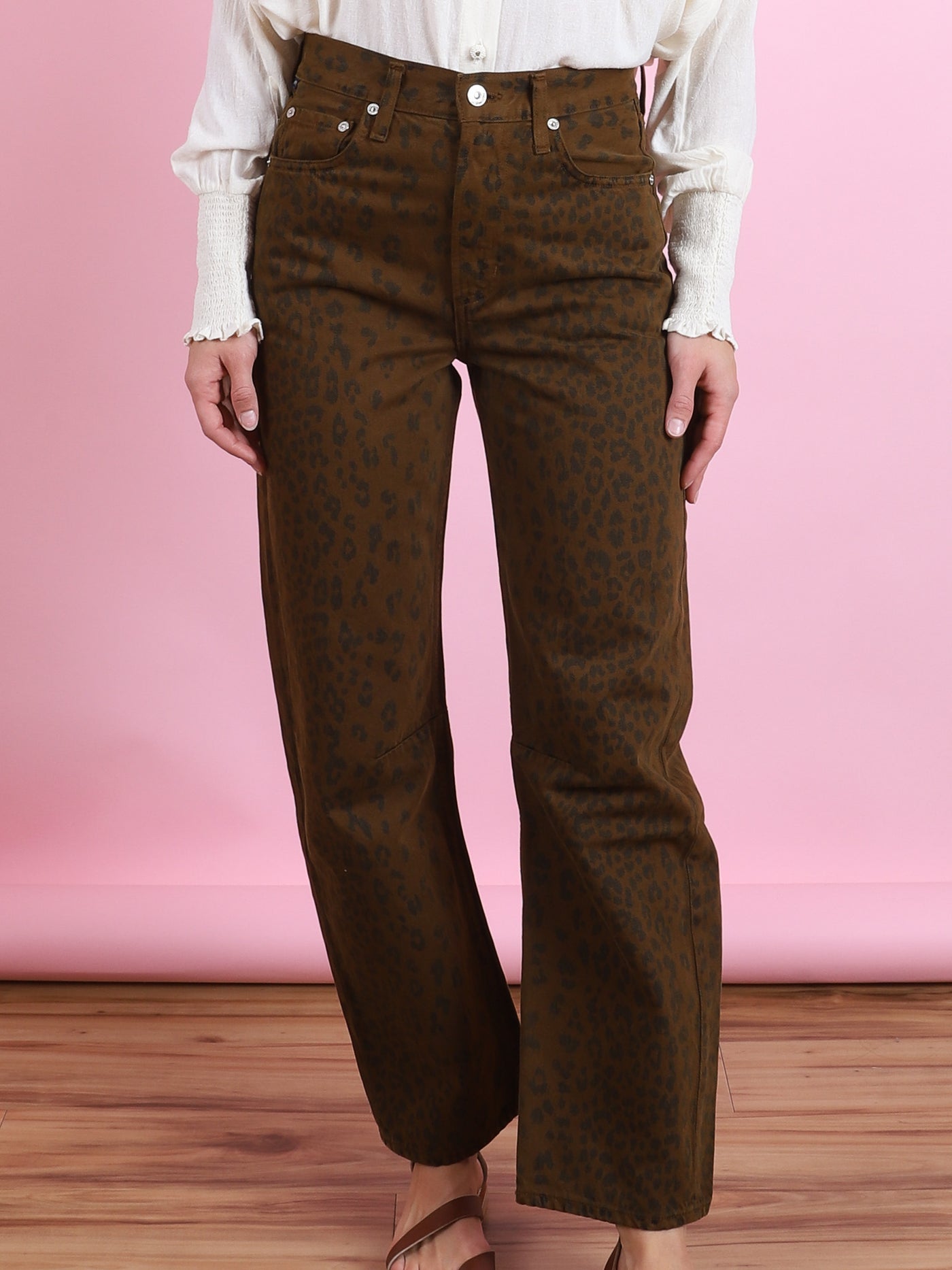 Miro Relaxed Long Jean in Cheetah