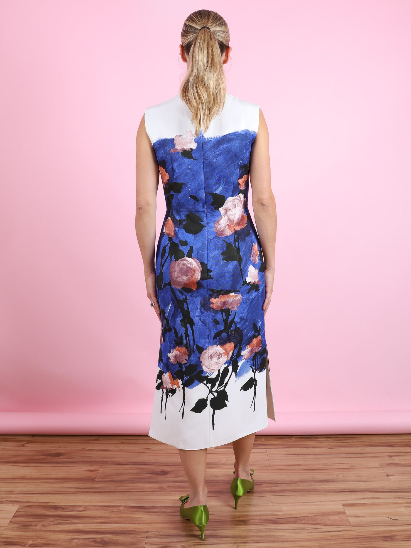 Sleeveless Pencil Midi Dress
