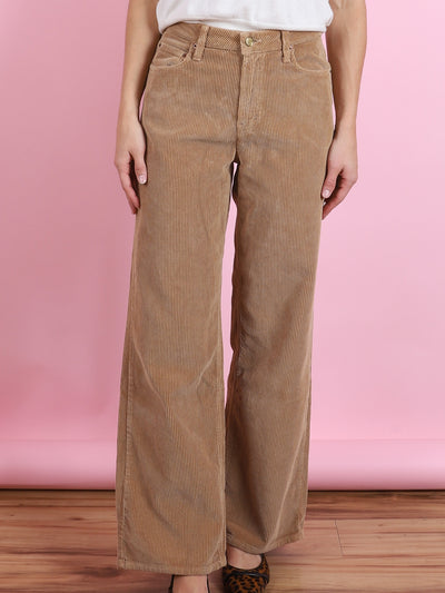 Elissa Corduroy Khaki Overdye Pant