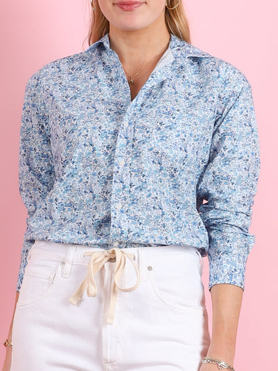 Blue Floral Barry Shirt