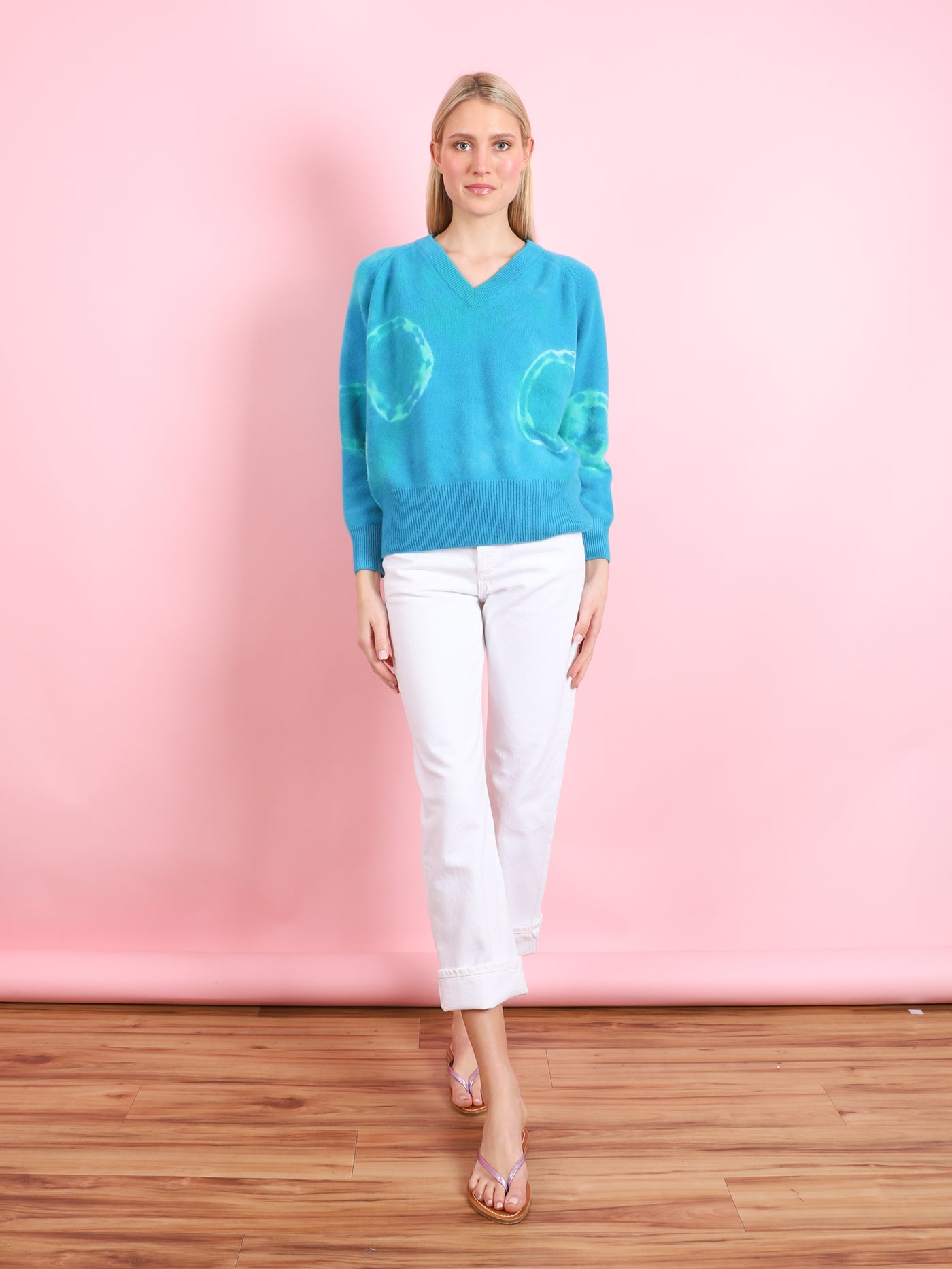 Heavy Cashmere V-Neck Sweater