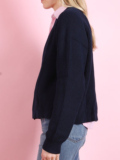 Cotton Rib Cardigan