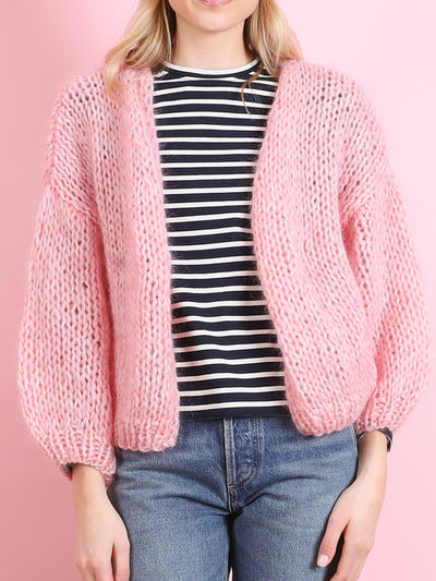 Mohair Bomber Cardigan