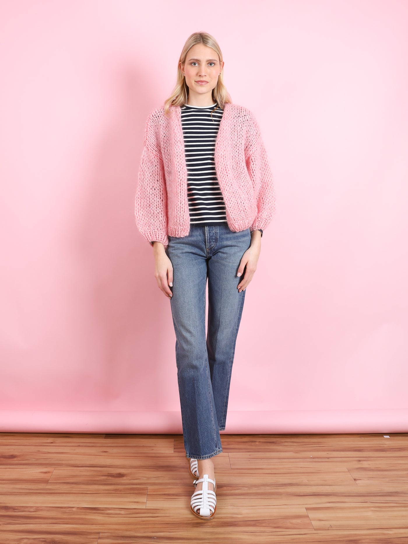 Mohair Bomber Cardigan