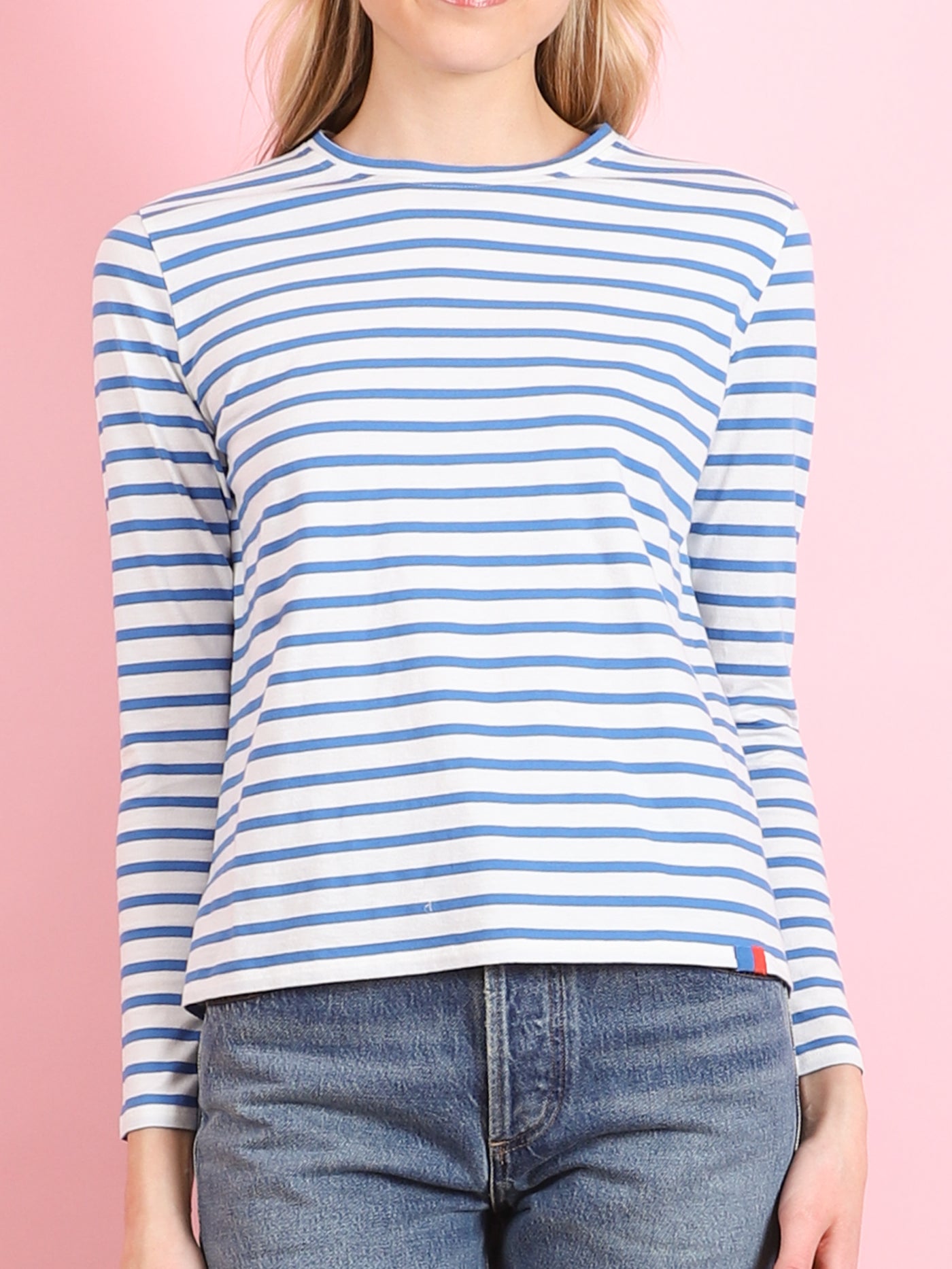 Modern Long Sleeve Stripe Tee