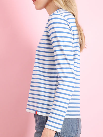 Modern Long Sleeve Stripe Tee