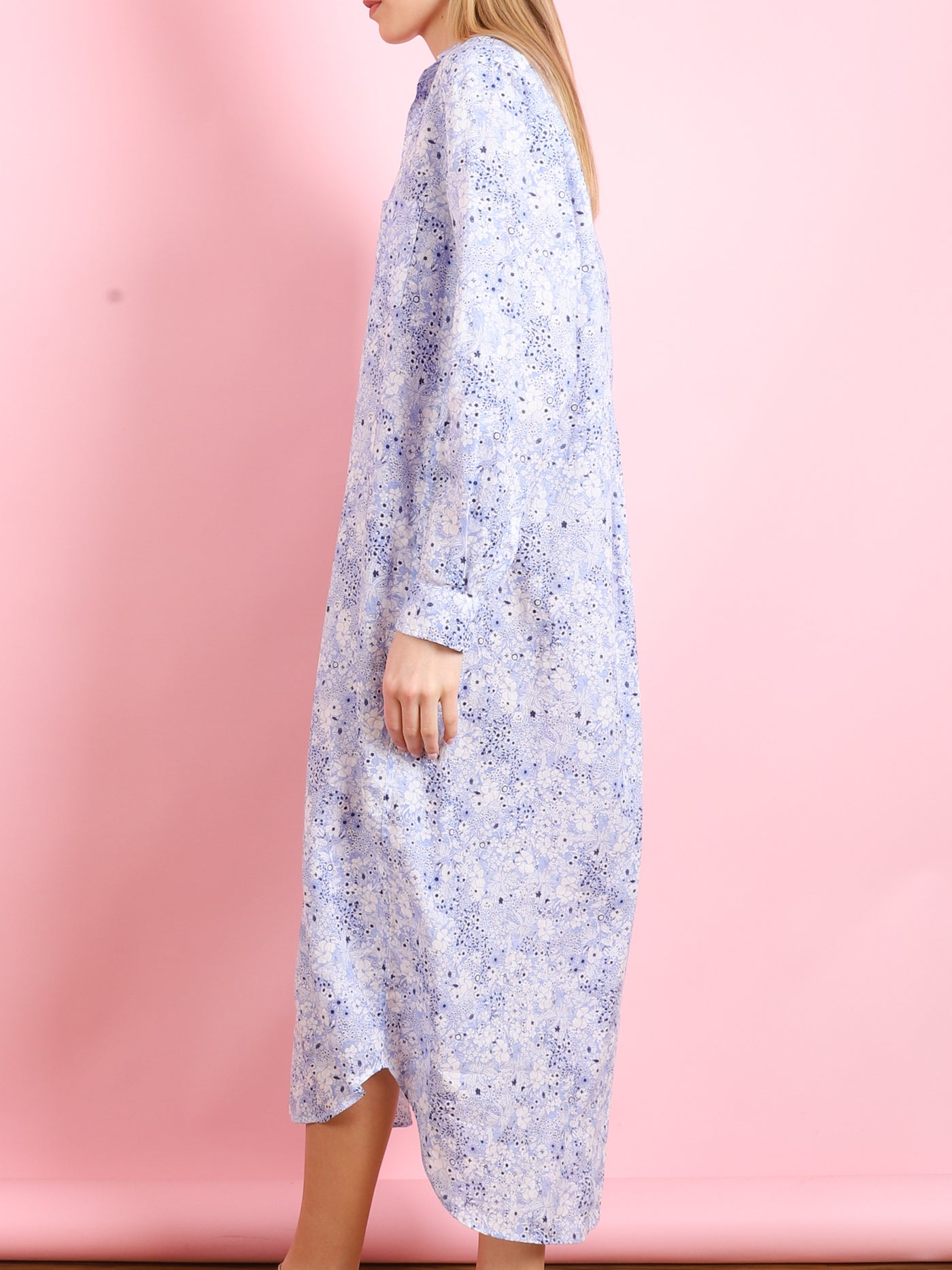 Rory Dress in Blue Floral