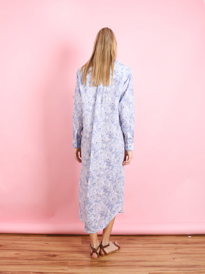 Rory Dress in Blue Floral