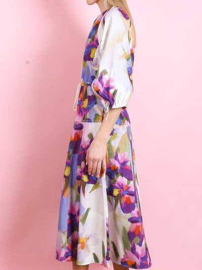 IRIS BALLOON SLV DRESS