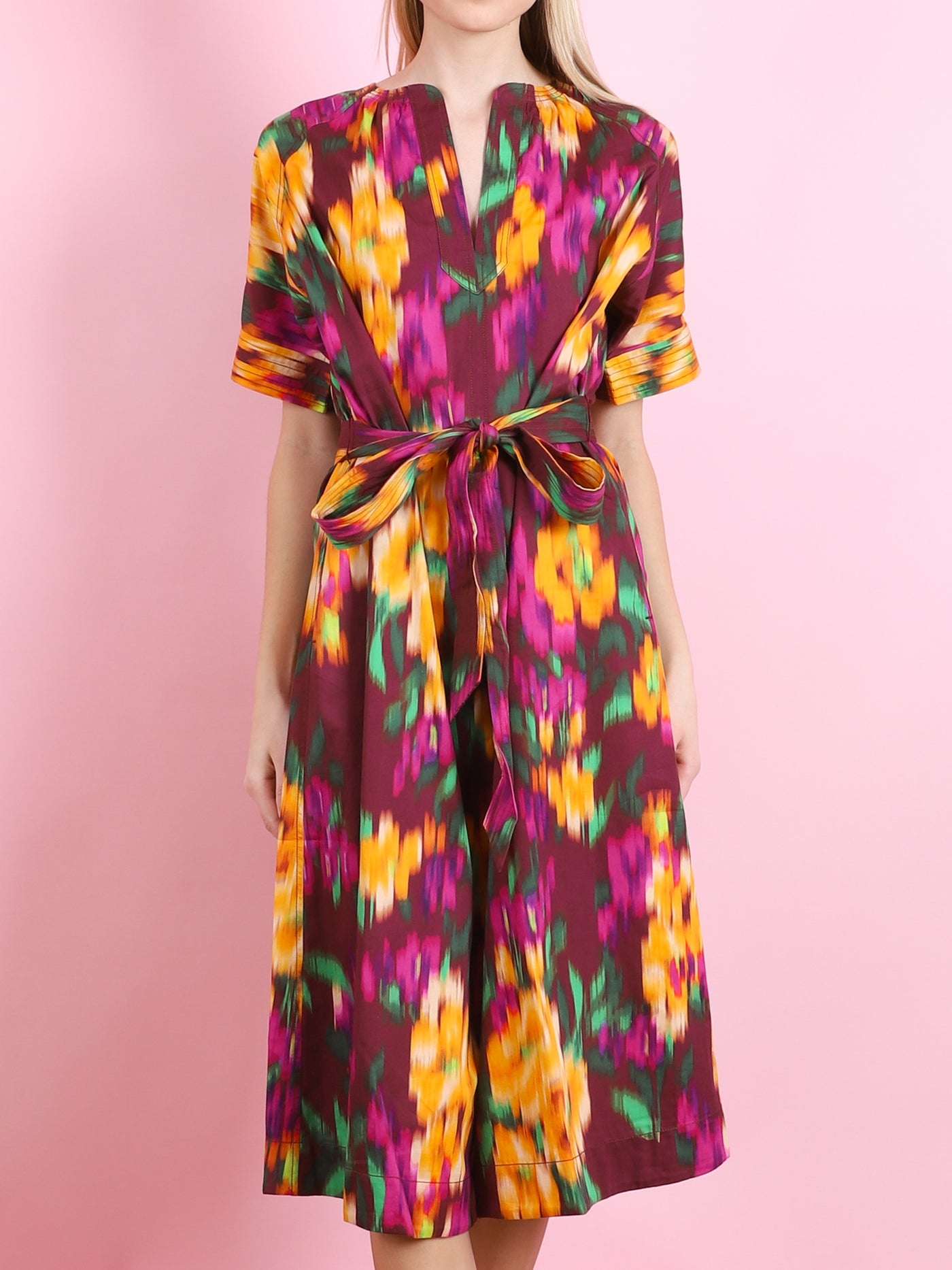 FLEUR OBI BELT DRESS