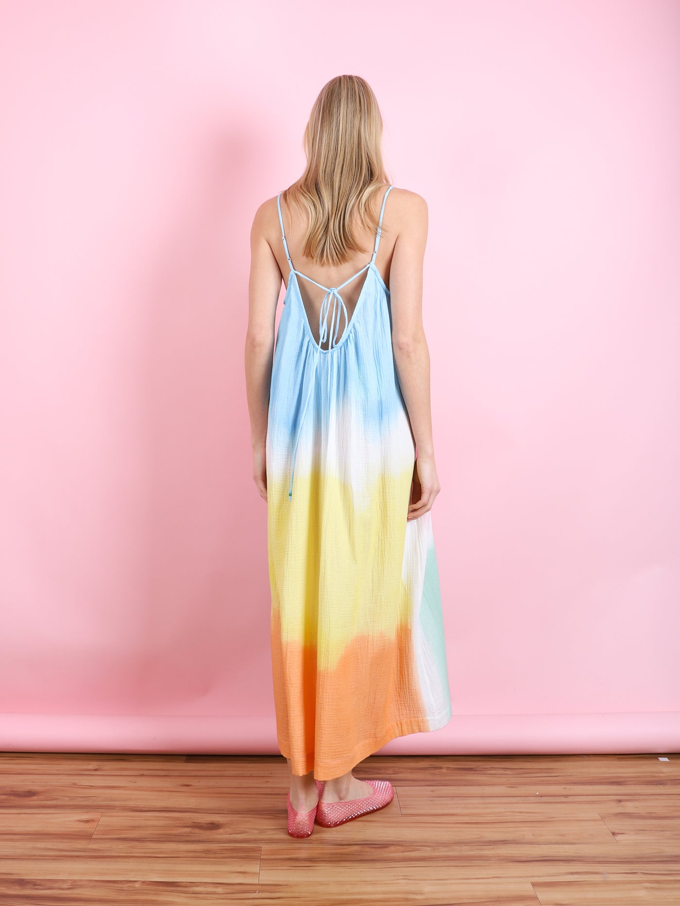 OMBRÉ STRAPPY SUNDRESS