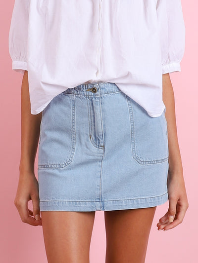 Denim Skylar Skirt