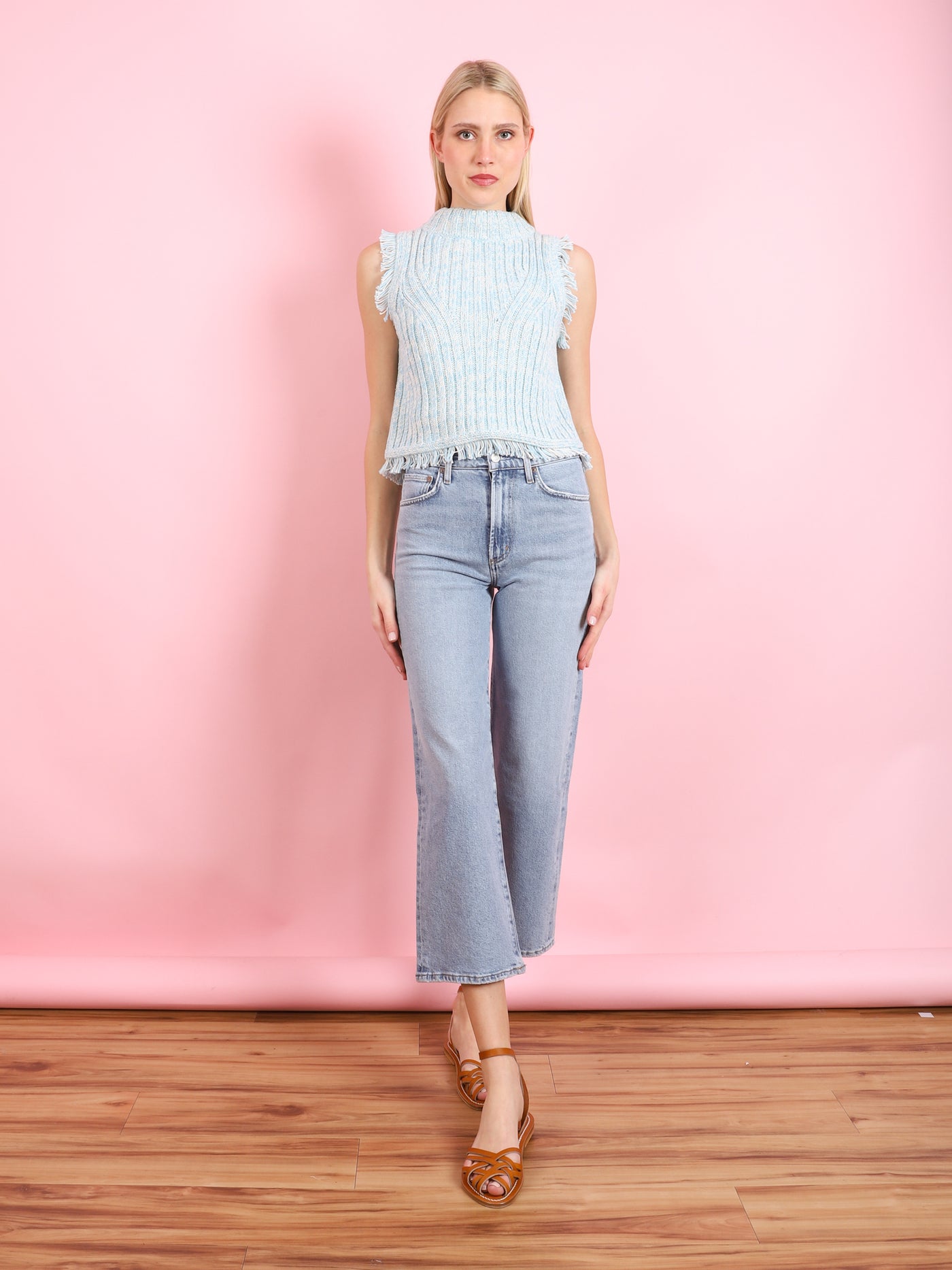 Harper Crop Jean in Formula