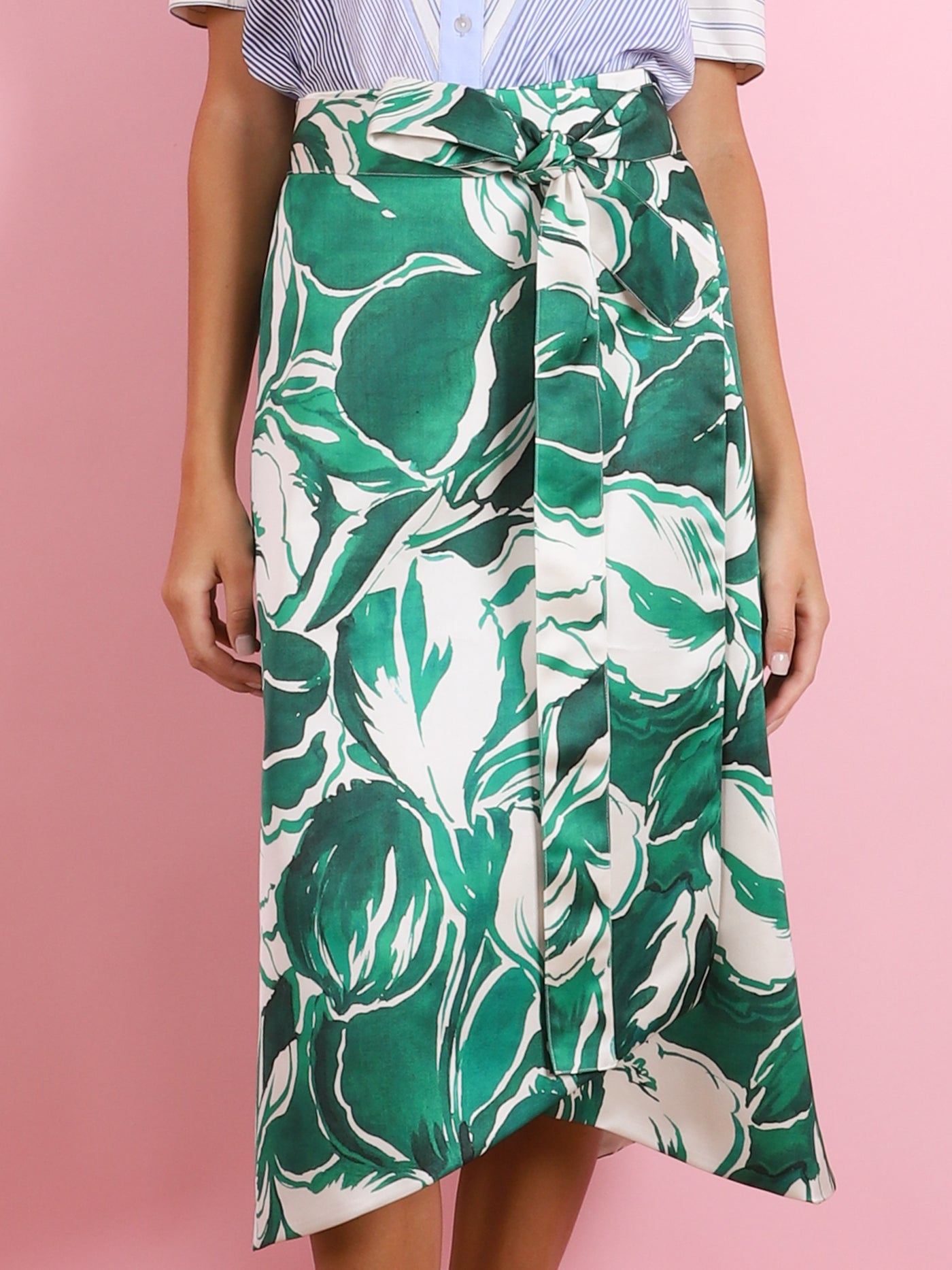 Satin Palms Shannon Skirt