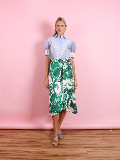 Satin Palms Shannon Skirt