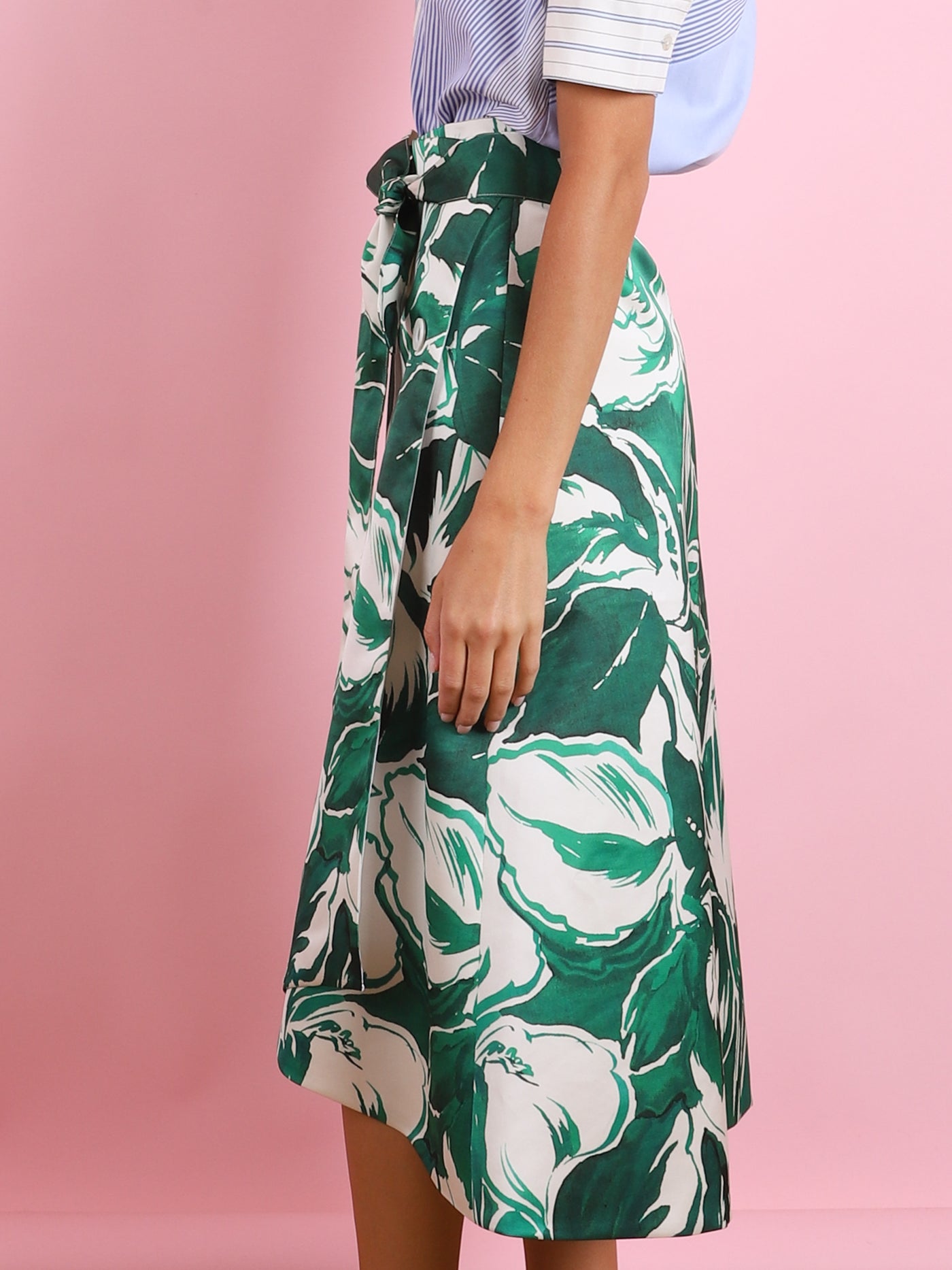 Satin Palms Shannon Skirt