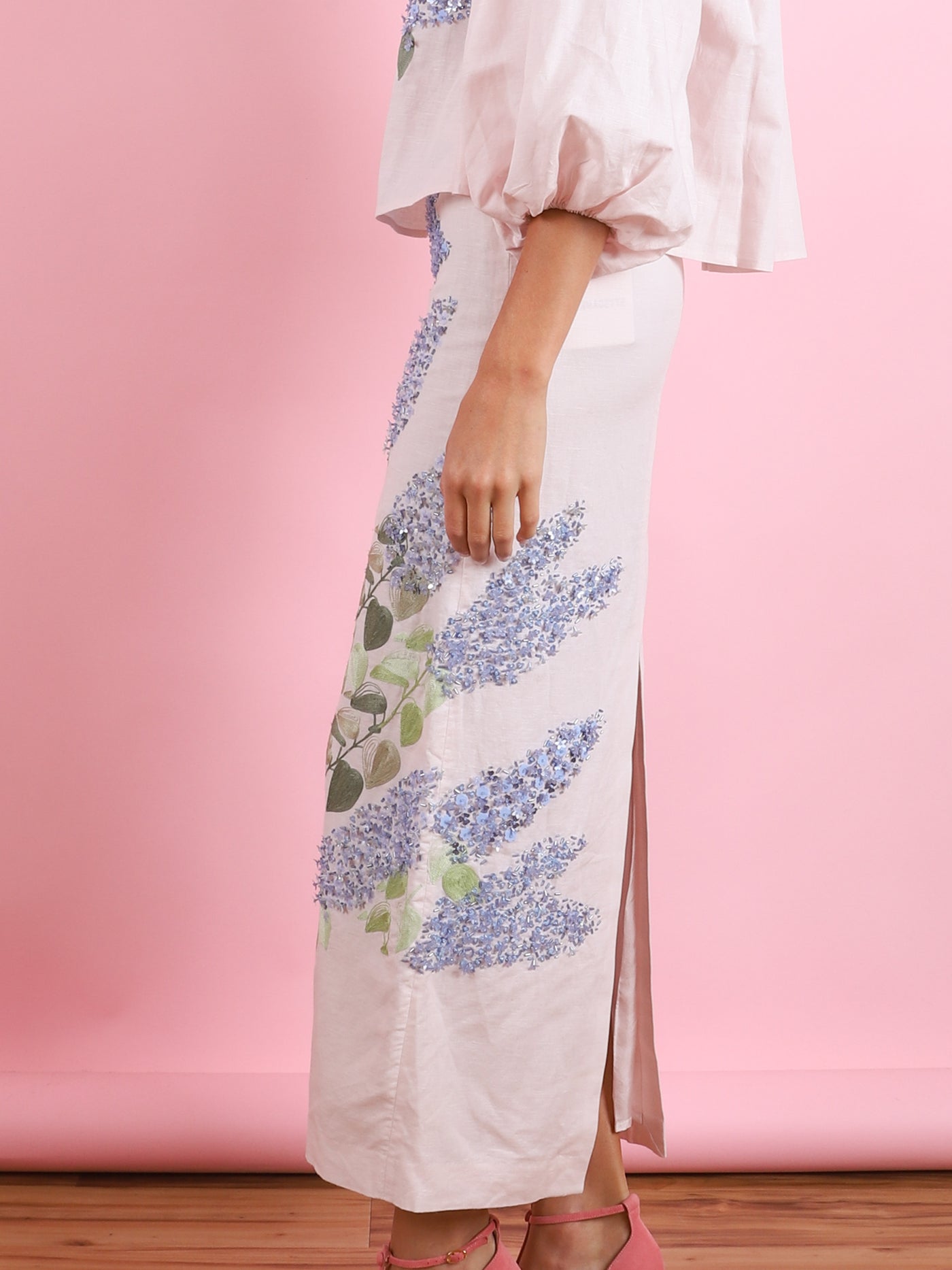 Embroidered Norma Skirt