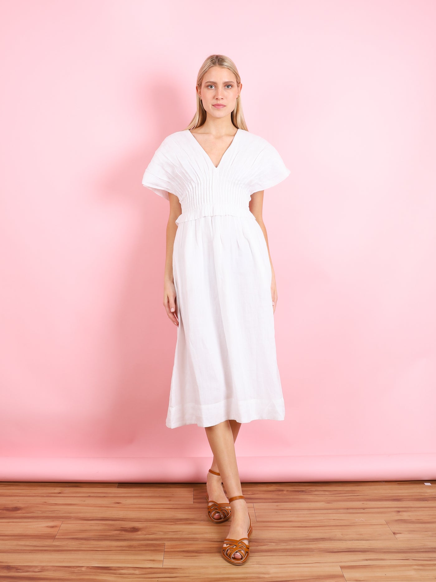 Zora Pleated Dress