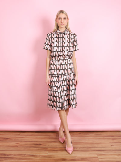 OBISPO SILK TWILL SKIRT