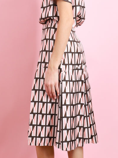 OBISPO SILK TWILL SKIRT