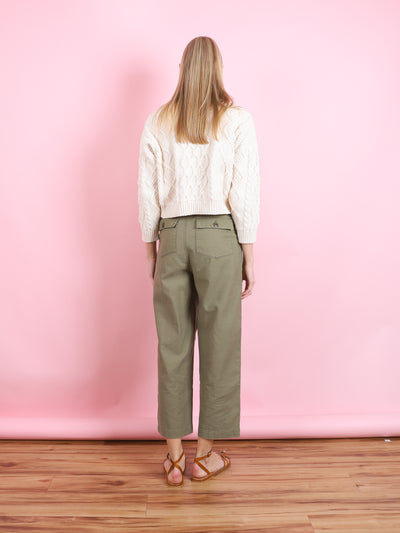 Floral Applique Admiral Pant