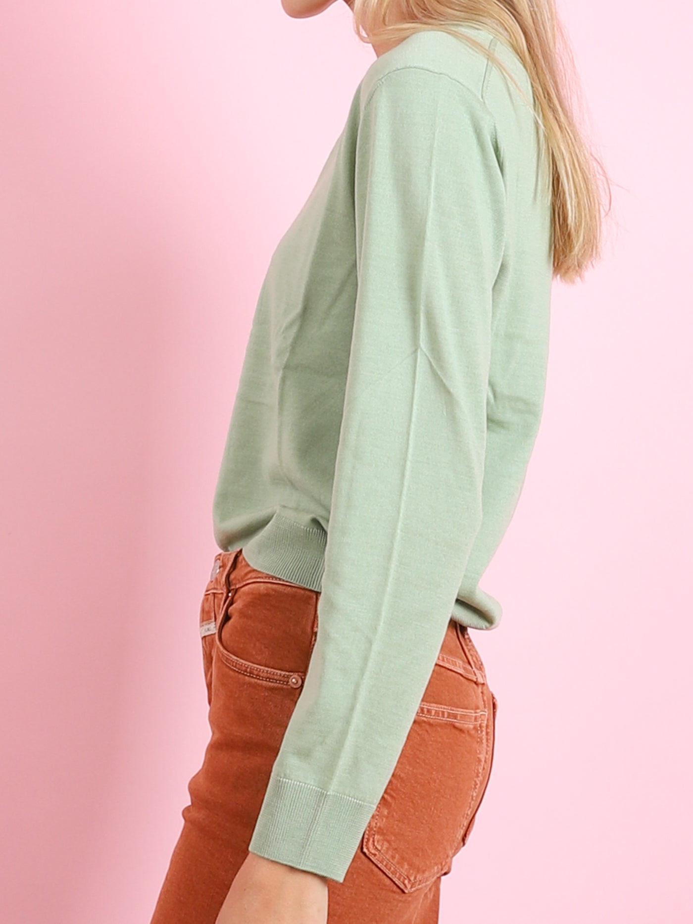 V-Neck Boxy Sweater