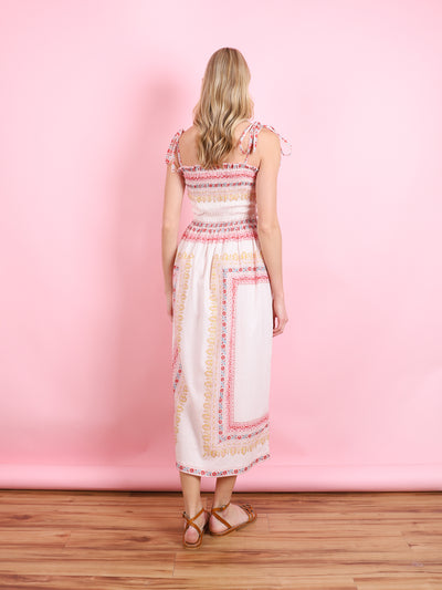 KAIA BLUSH TILE DRESS