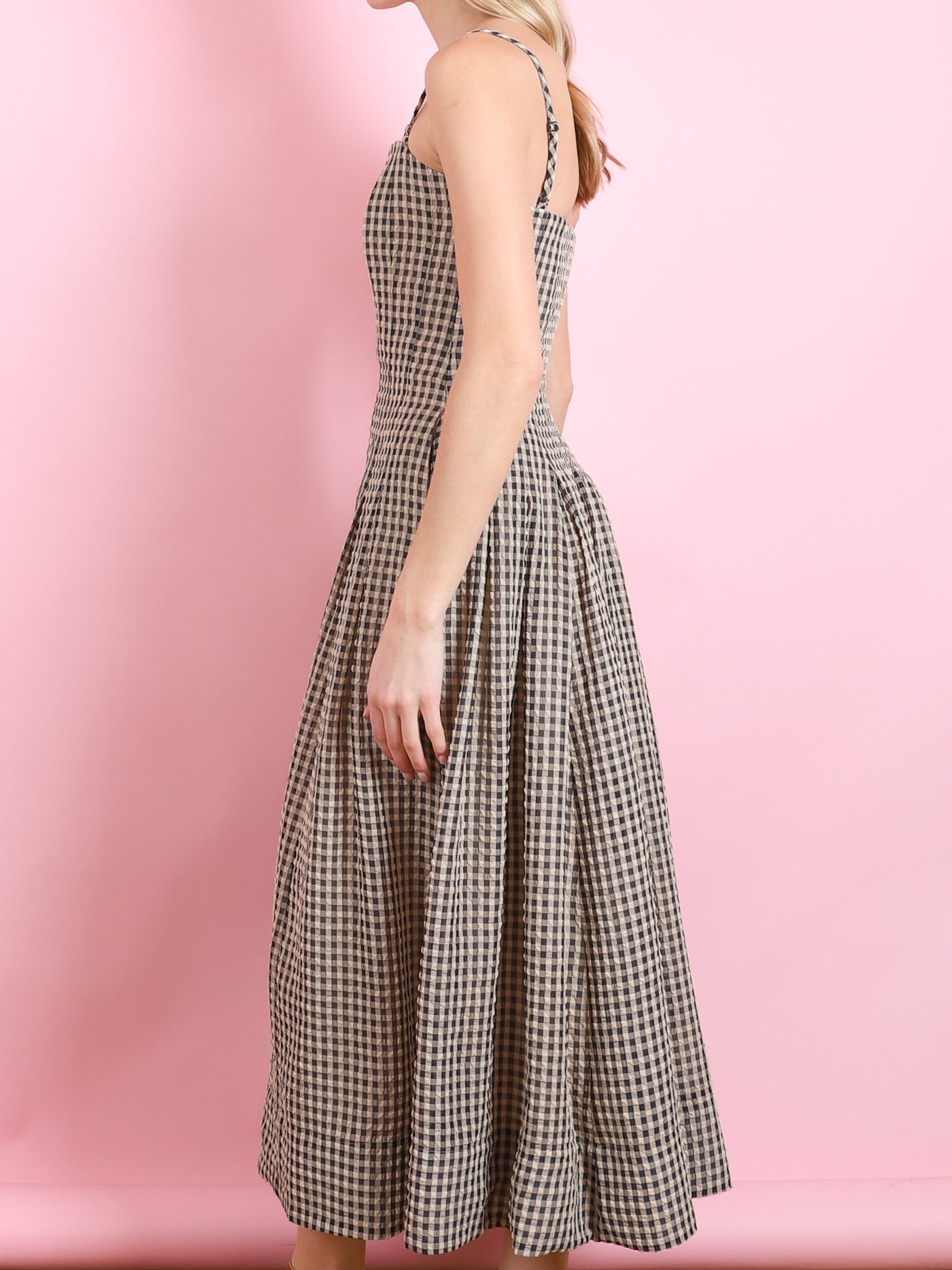 Aster Gingham Dress