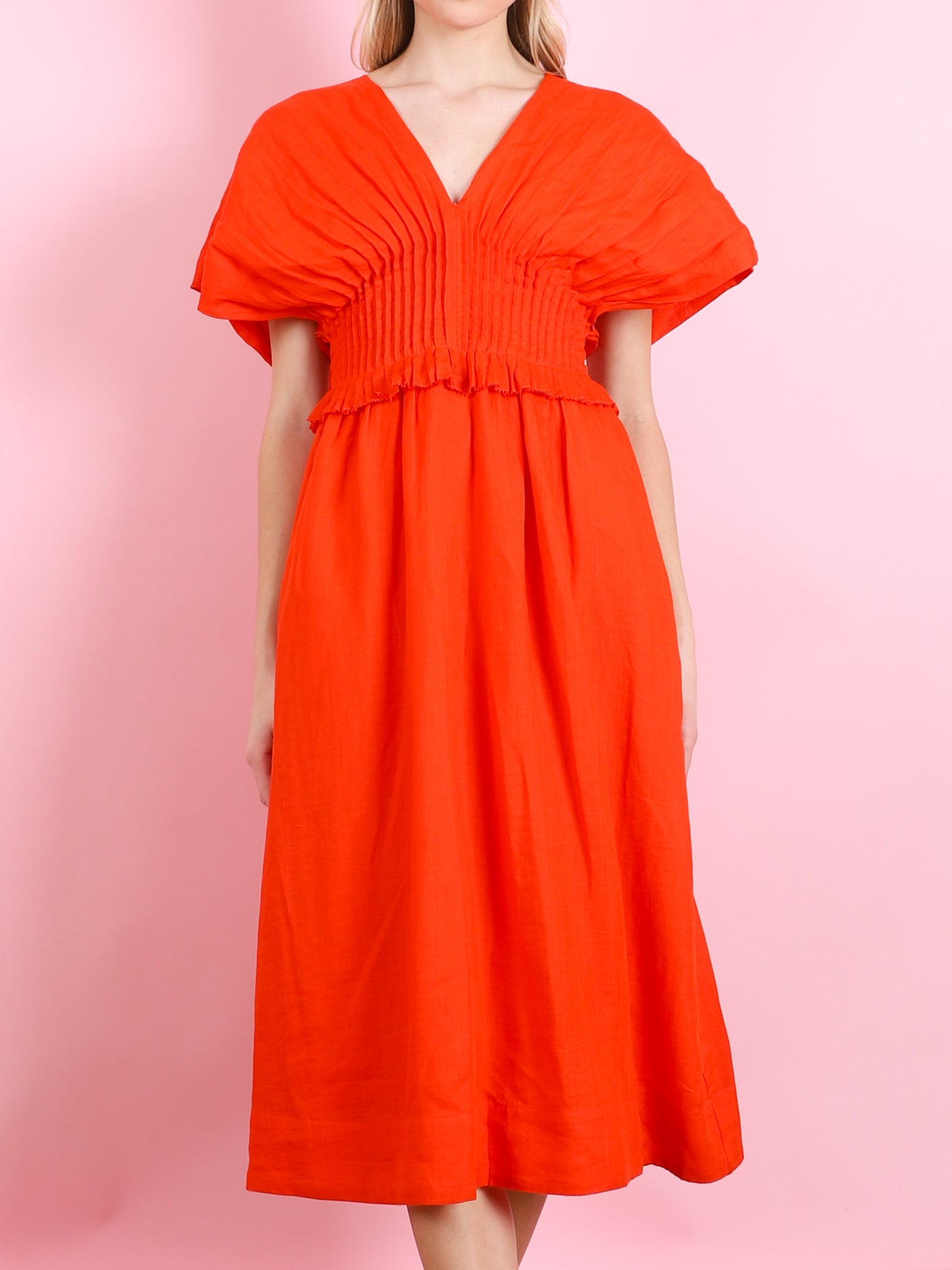 Zora Pleated Dress