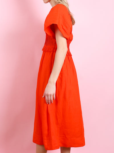 Zora Pleated Dress