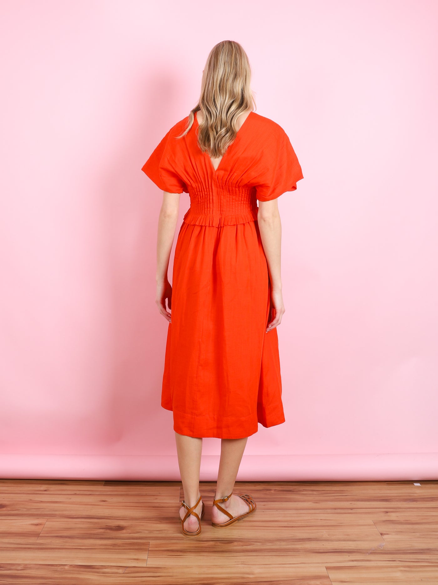 Zora Pleated Dress