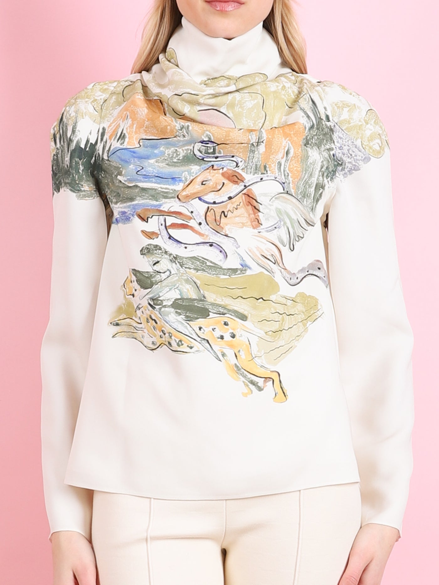 CARA TOP IN OFF WHITE