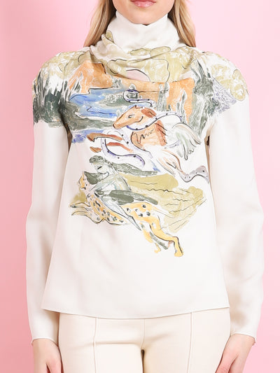 CARA TOP IN OFF WHITE