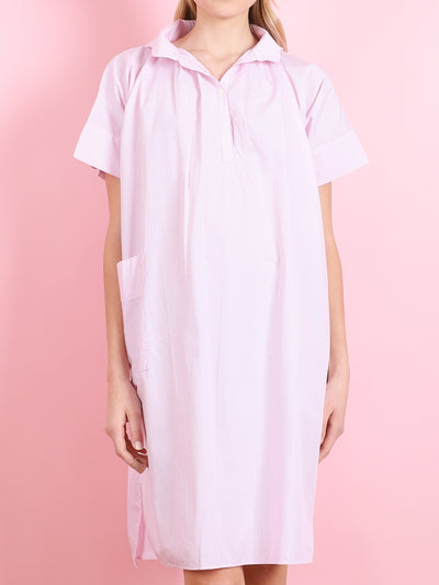 WAVE COLLAR SQUARE DRESS