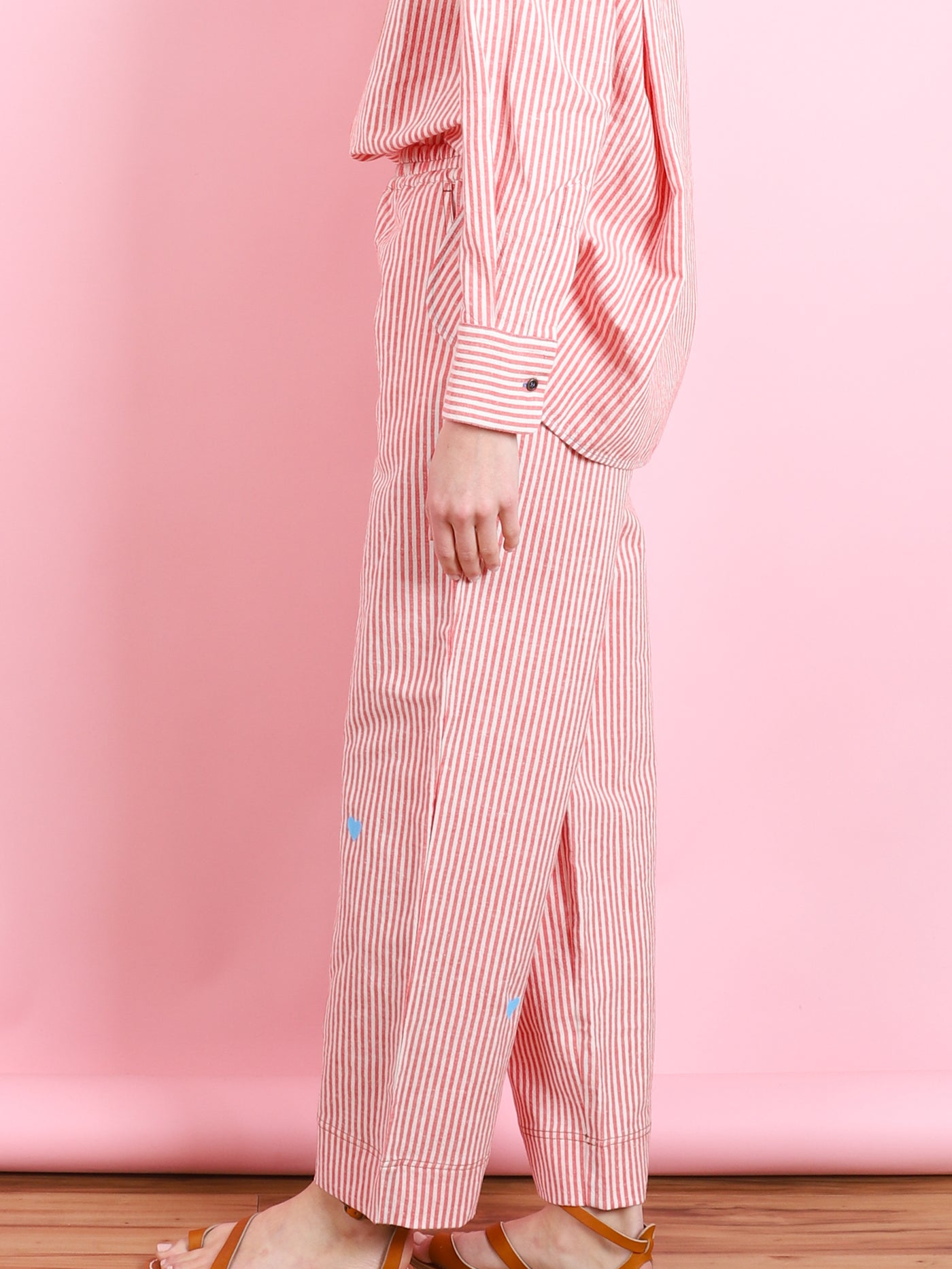 Banano Pants in Pink Stripe