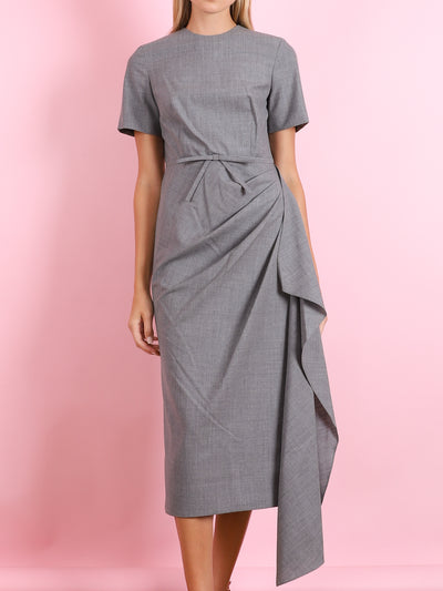 Drape Midi Dress