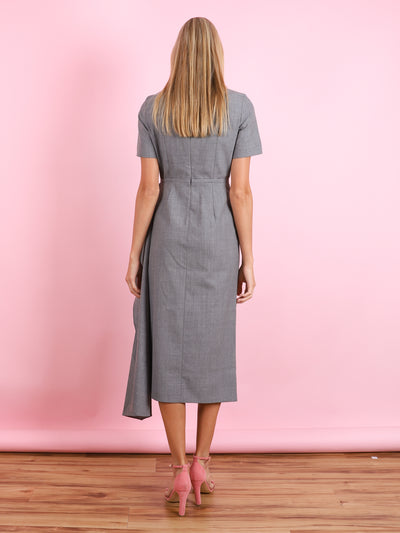 Drape Midi Dress