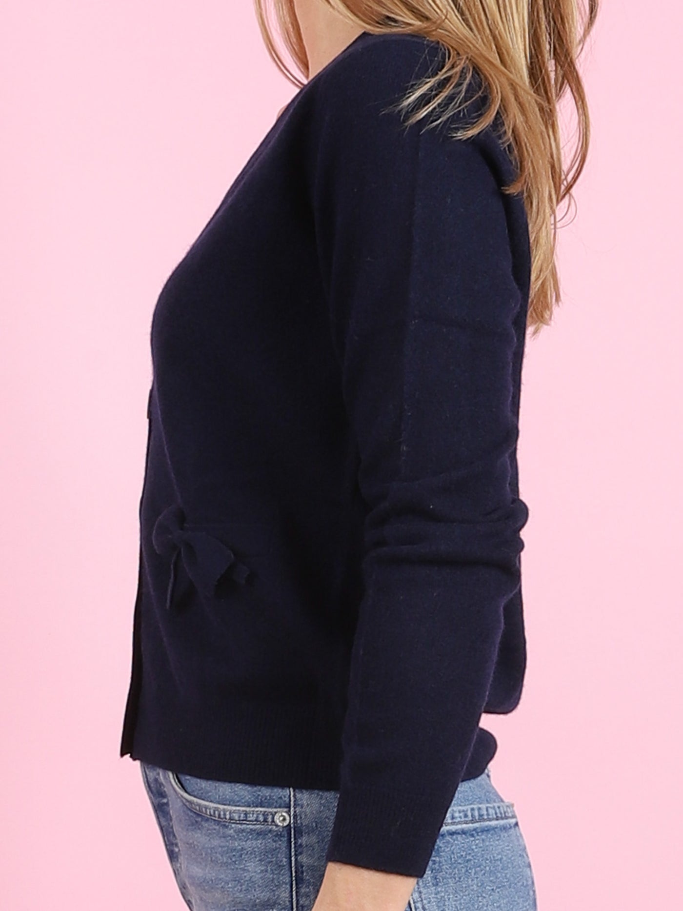 Bow Pocket Cardigan