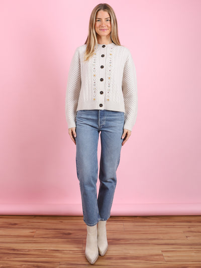 Jewel Cable Cardigan