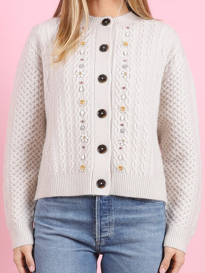 Jewel Cable Cardigan