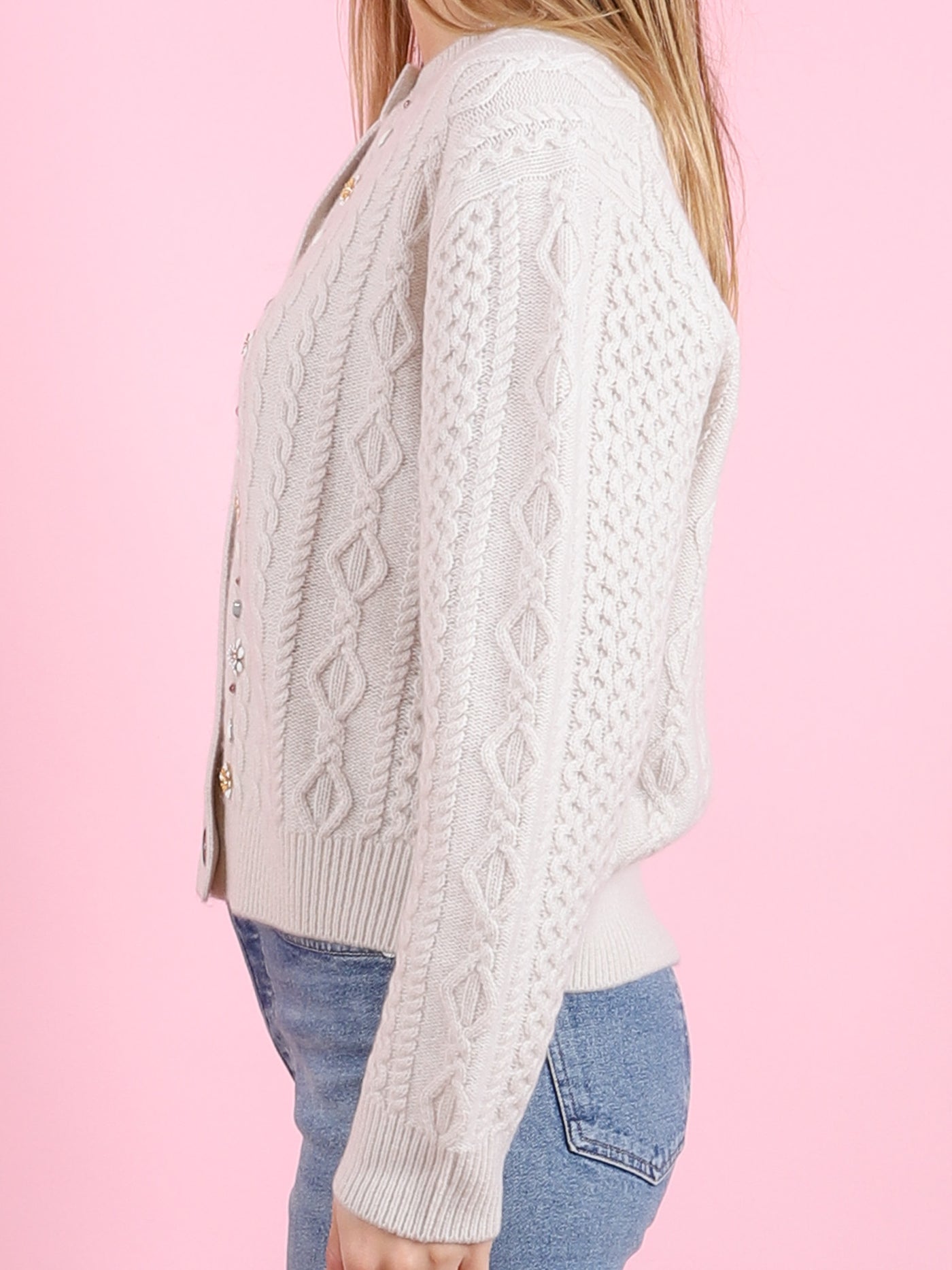 Jewel Cable Cardigan