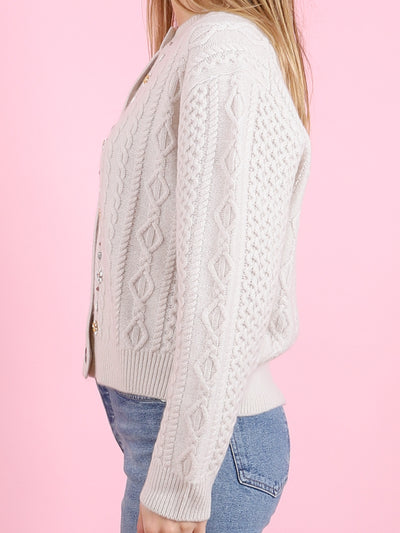 Jewel Cable Cardigan