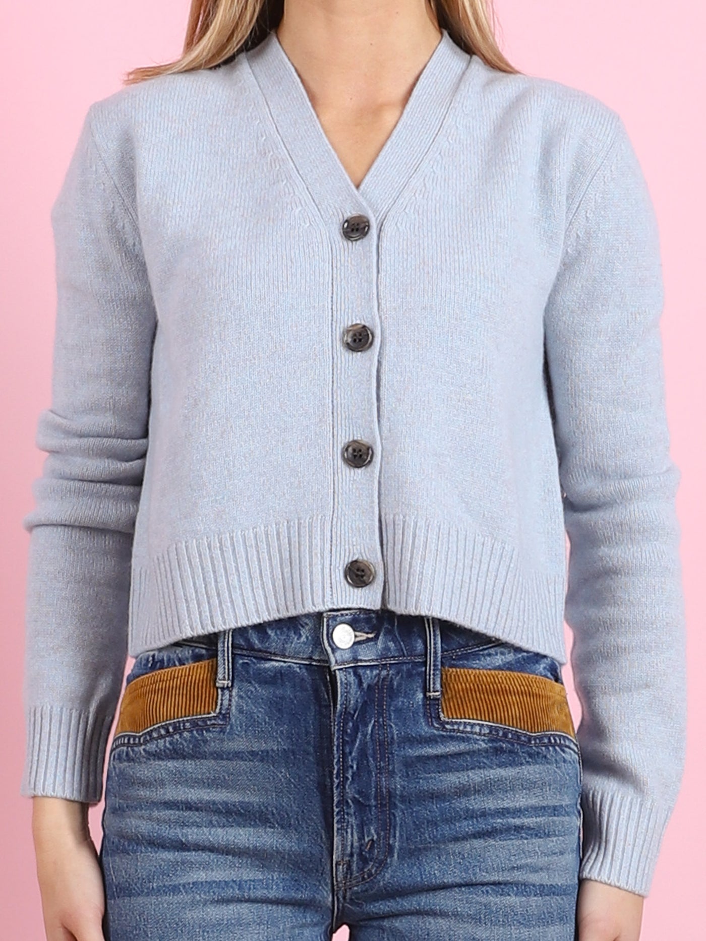 Marion Cardigan in Misty Blue