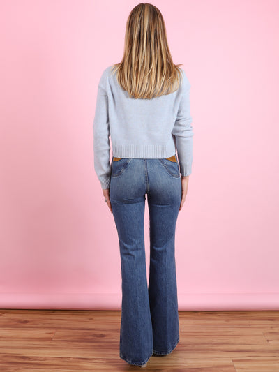 Marion Cardigan in Misty Blue