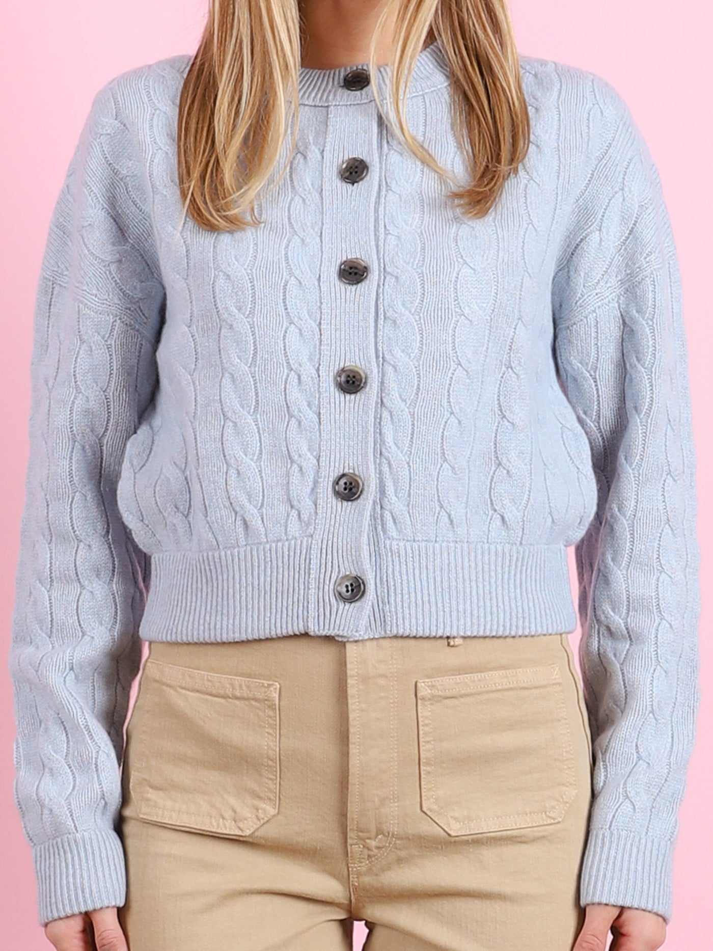 Cassie Cardigan in Misty Blue